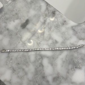 DIAMOND TENNIS BRACELET IN WHITE GOLD (3MM) 6IN